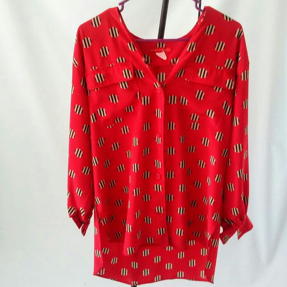 Halston III Vintage Shirt Classic Print